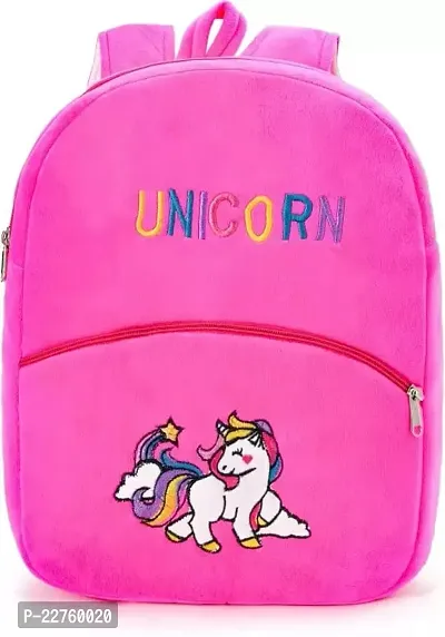 JSRe Unicorn_B Funny Kids School Bag Soft Plush Backpacks Cartoon Boys Girls Baby (2-5 Years)-thumb0