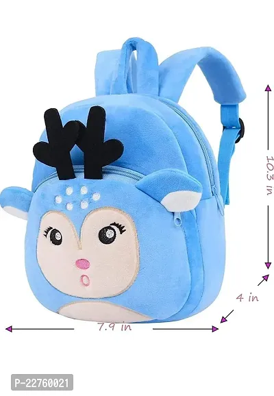 JSRe Sky Deer Funny Kids School Bag Soft Plush Backpacks Cartoon Boys Girls Baby (2-5 Years)-thumb3