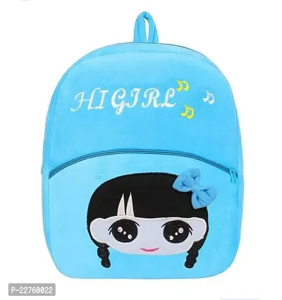 JSRe Sky Hi Girl Funny Kids School Bag Soft Plush Backpacks Cartoon Boys Girls Baby (2-5 Years)