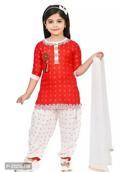 Stylish Girls Cotton Top with Bottom Set Pack of 1