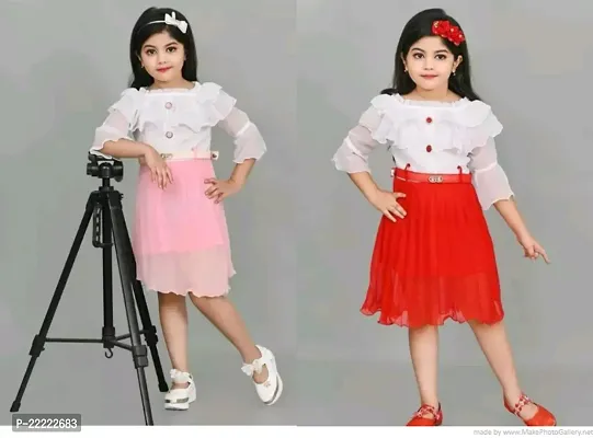 Stylish Cotton Frocks For Girl Pack Of 2