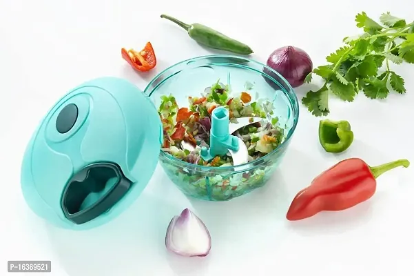 Meera's Era Vegetable Chopper with 3 Blades for Onion Chopper, Vegetable Cutting Machine Vegetable Chopper-thumb2