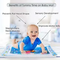 Meera's Era Baby Kids Water Play Mat | Inflatable Tummy Time Leakproof Water Play Mat | Fun Activity Play Center Indoor and Outdoor Water Play Mat for Baby -Assorted Colour (69 x 50 x 8 cm) | BPM-52-thumb2