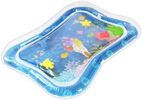 Meera's Era Baby Kids Water Play Mat | Inflatable Tummy Time Leakproof Water Play Mat | Fun Activity Play Center Indoor and Outdoor Water Play Mat for Baby -Assorted Colour (69 x 50 x 8 cm) | BPM-86-thumb1