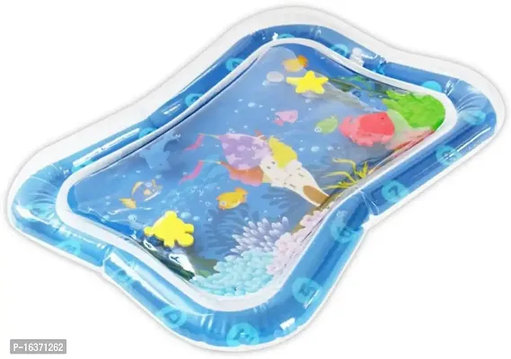 Meera's Era Baby Kids Water Play Mat | Inflatable Tummy Time Leakproof Water Play Mat | Fun Activity Play Center Indoor and Outdoor Water Play Mat for Baby -Assorted Colour (69 x 50 x 8 cm) | BPM-86-thumb2