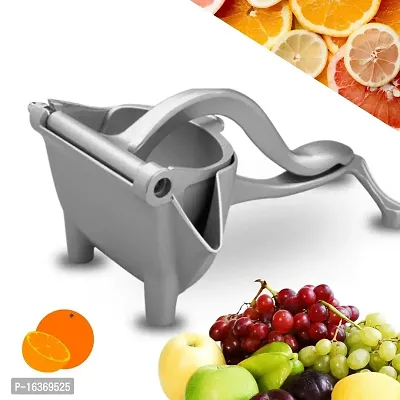 Meera's Era Aluminium Juice Maker Manual Fruit Juicer Machine Hand Juicer For Fruits Heavy Duty Hand Press Fruit Juicer Lime Juicer Hand Press Juicer(Aluminium)-thumb0