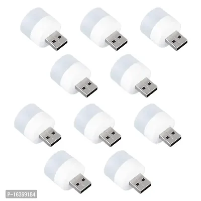 Meera's Era Mini USB - Night Light -(10 pc) - Night lamp for Bedroom - Indoor,Outdoor,Reading,Sleep,USB Bulb - Night Lamp (21 cm, Multicolor) - Night Light for Kids