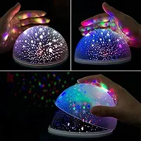 Meera's Era Romantic Sky Star Master Night Light Projector USB Lamp Led Projection Night Lamp with Energy Saving Mushroom Flower Lamp LED Night Light Colorful Automatic ON/Off Sensor (Multicolor)-thumb1