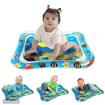 Meera's Era Baby Kids Water Play Mat Toys Tummy Time Leak-Proof Water Play Mat, Fun Activity Play Center Indoor and Outdoor Water Play Mat for Baby (Water Play Mat)-thumb0