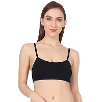 Meera's Era Pack of 2 Women Cage Bra Lightly Padded Bra (Black,White)-thumb1