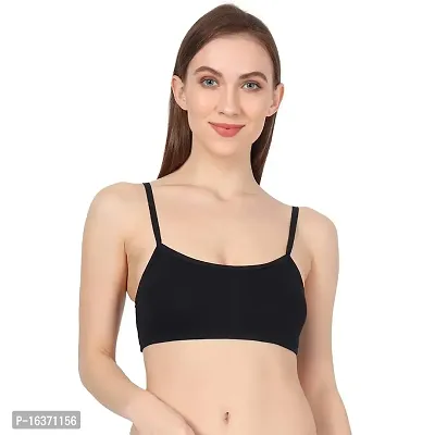 Meera's Era Pack of 2 Women Cage Bra Lightly Padded Bra (Black,White)-thumb2