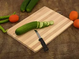 Meera's Era Chopping Board for Cutting Vegetable Natural Finish (Wood).-thumb3