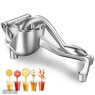 Meera's Era Aluminium Juice Maker Manual Fruit Juicer Machine Hand Juicer For Fruits Heavy Duty Hand Press Fruit Juicer Lime Juicer Hand Press Juicer(Aluminium)-thumb0