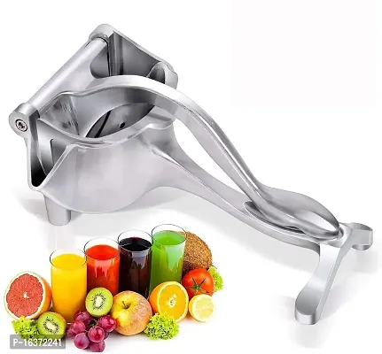 Meera's Era Aluminium Juice Maker Manual Fruit Juicer Machine Hand Juicer For Fruits Heavy Duty Hand Press Fruit Juicer Lime Juicer Hand Press Juicer(Aluminium)