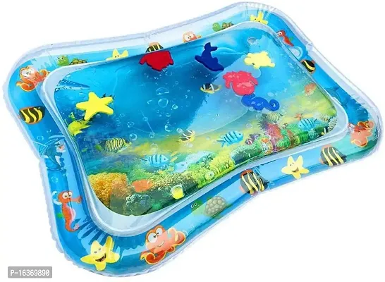 Meera's Era Baby Kids Water Play Mat | Inflatable Tummy Time Leakproof Water Play Mat | Fun Activity Play Center Indoor and Outdoor Water Play Mat for Baby -Assorted Colour (69 x 50 x 8 cm) | BPM-14-thumb2