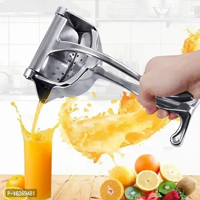 Meera's Era Aluminium Juice Maker Manual Fruit Juicer Machine Hand Juicer For Fruits Heavy Duty Hand Press Fruit Juicer Lime Juicer Hand Press Juicer(Aluminium)-thumb3