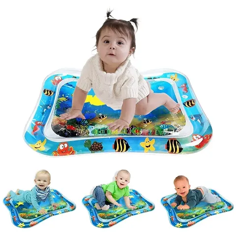 Meera's Era Baby Kids Water Play Mat Toys Inflatable Tummy Time Leak-Proof Water Play Mat, Fun Activity Play Center Indoor and Outdoor Water Play Mat for Baby (Water Play Mat)