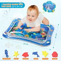 Meera's Era Baby Kids Water Play Mat | Inflatable Tummy Time Leakproof Water Play Mat | Fun Activity Play Center Indoor and Outdoor Water Play Mat for Baby -Assorted Colour (69 x 50 x 8 cm) | BPM-76-thumb2