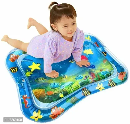 Meera's Era Baby Kids Water Play Mat | Inflatable Tummy Time Leakproof Water Play Mat | Fun Activity Play Center Indoor and Outdoor Water Play Mat for Baby -Assorted Colour (69 x 50 x 8 cm) | BPM-22-thumb2