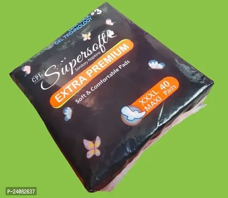 Supersoft No.1 Sanitary Pads Soft and comfortable Pads (XXXL) - 40