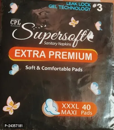 Supersoft No.1 Sanitary Pads Soft and comfortable Pads (XXXL) - 40