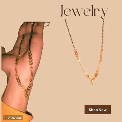 Women's Jewellery Gold Plated Mangalsutra Necklace