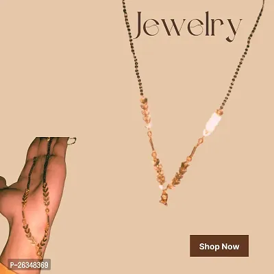 Mangalsutra for Women Stylish New Artificial Gold Long Mangalsutra  Women's Jewellery Gold Plated Mangalsutra Necklace