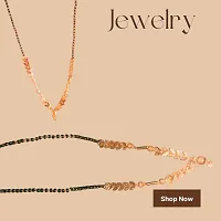 Mangalsutra for Women Stylish New Artificial Gold Long Mangalsutra  Women's Jewellery Gold Plated Mangalsutra Necklace-thumb2
