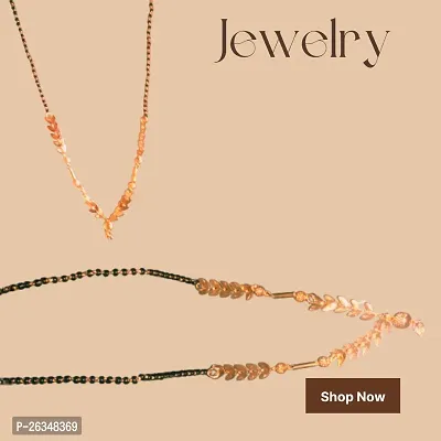 Mangalsutra for Women Stylish New Artificial Gold Long Mangalsutra  Women's Jewellery Gold Plated Mangalsutra Necklace-thumb3