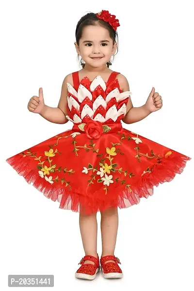 MAHEVEEN Fashion Cute Beautiful Baby Girl Dresses (Frock 7__)-thumb0