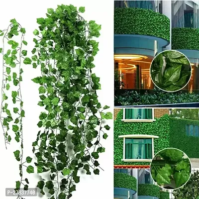 A Set Of 4 Artificial Hanging Money Plant Bail / String-thumb0