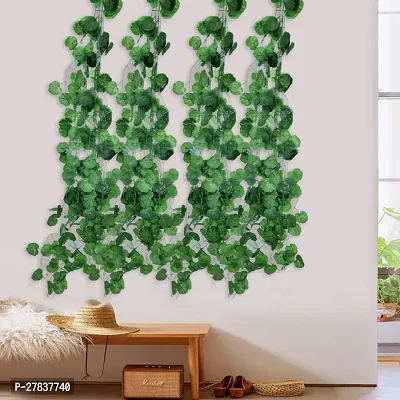 A Set Of 4 Artificial Hanging Money Plant Bail / String-thumb2