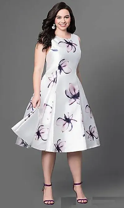 Trendy Printed Midi Dresses