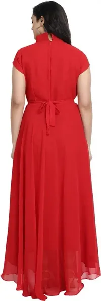 Fancy Georgette Dress For Women-thumb1