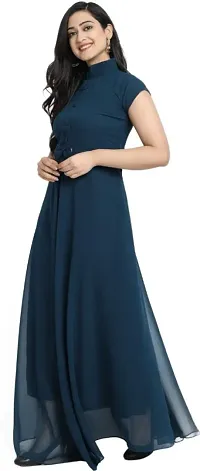 Fancy Georgette Dress For Women-thumb1