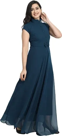 Fancy Georgette Dress For Women-thumb3