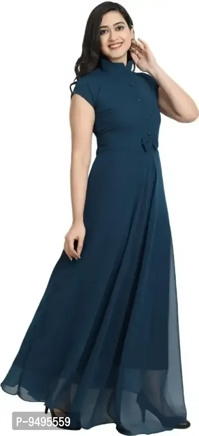 Fancy Georgette Dress For Women-thumb4