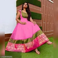 Fancy Brocade Anarkali Kurta For Women-thumb1