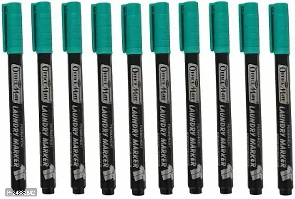 nbsp;Laundry Markers Set Of 10, Green