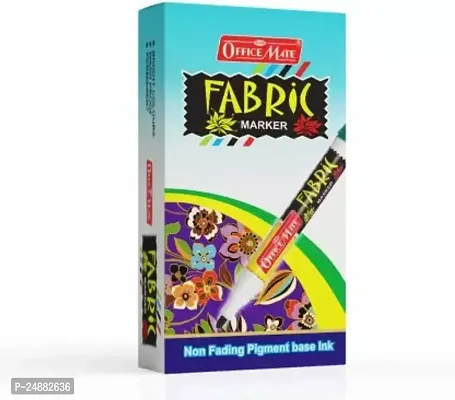 Fabric Markers Mix Colours Set Of 10, Multicolor
