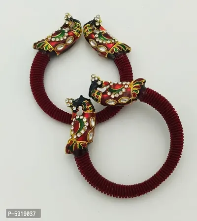 Designer Traditional Peacock Handcuff-thumb0