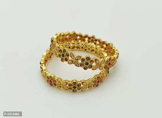 Gold Plated Festive Bangles-thumb0