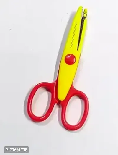 Beautiful Art and Craft Zig zag Paper Shaper Scissors, Pack Of 1-thumb0