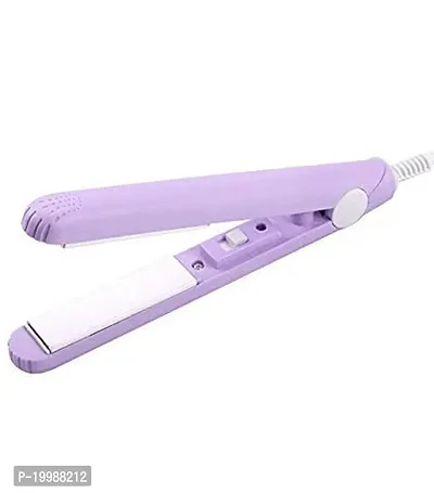 Shaggy beautiful purple colour mini hair straightener for hair straightening and styling portable straightener