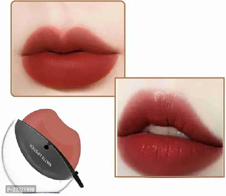 Apple share red color lipstick beautiful lip shape lipstick