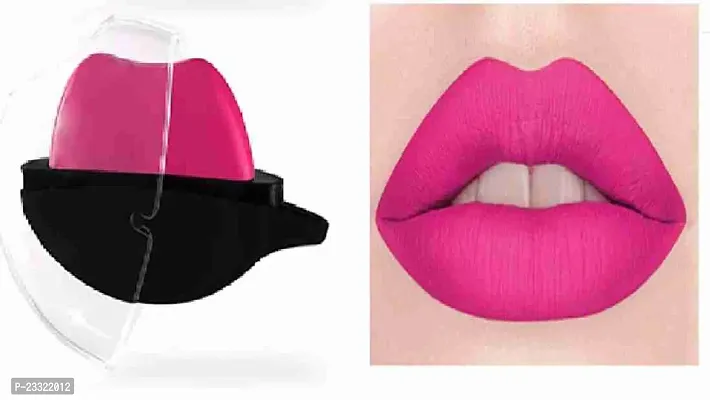 Apple shape lipstick beautiful pink color lip shape lipstick-thumb0