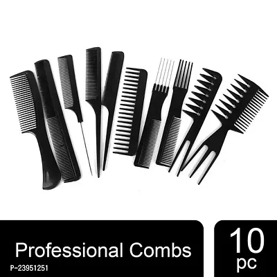 professional hair comb set of 10 combs-thumb0