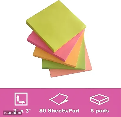 400 sheets sticky notes 5 color (80 sheet each color)