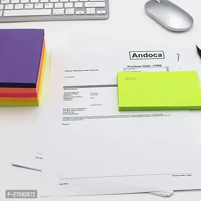 400 sheets sticky notes 5 color with 80 sheet in each color-thumb3