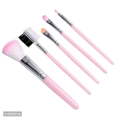 makeup kit combo of 1 eyeshadow platte, 5 makeup brush, 2 makeup blender-thumb2